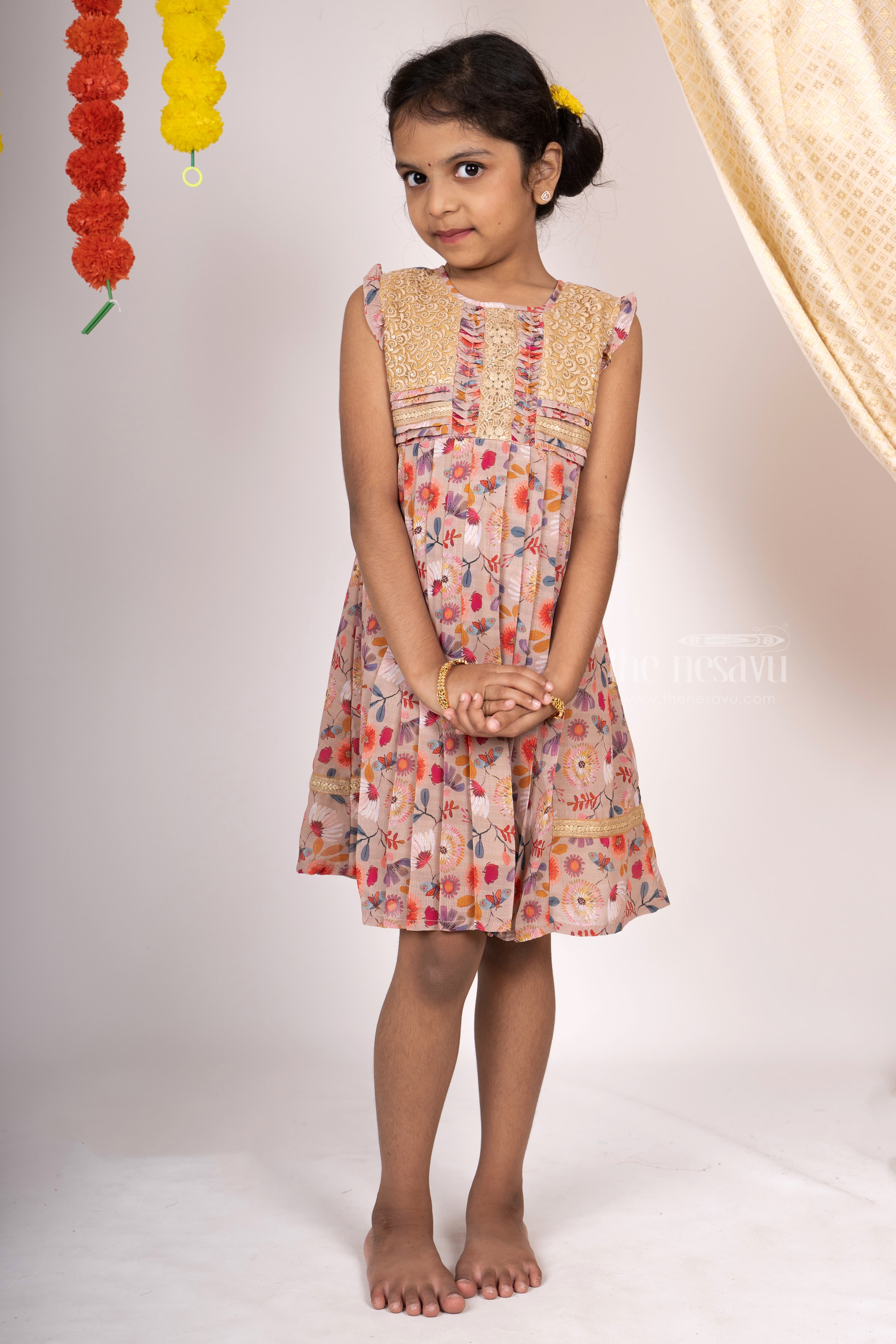 NF129 Girls Designer Gown, Size : 30 TO 36 at Rs 1,450 / Piece in Surat |  Niji Fashion